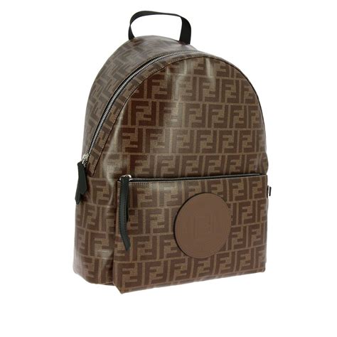 fendi backpack brown|genuine fendi backpacks.